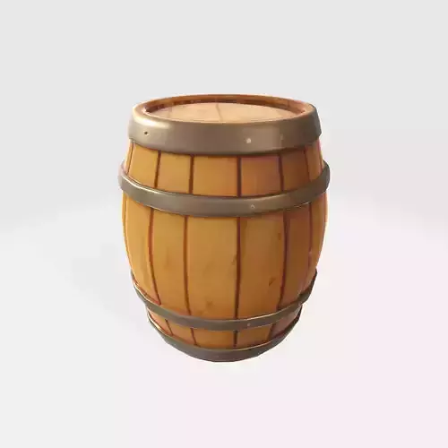 Rustic Oak Barrel