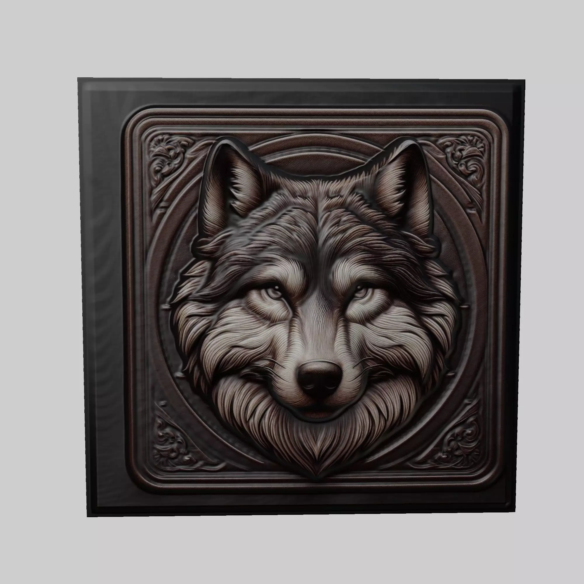 Wolf Animal 3D print model_0