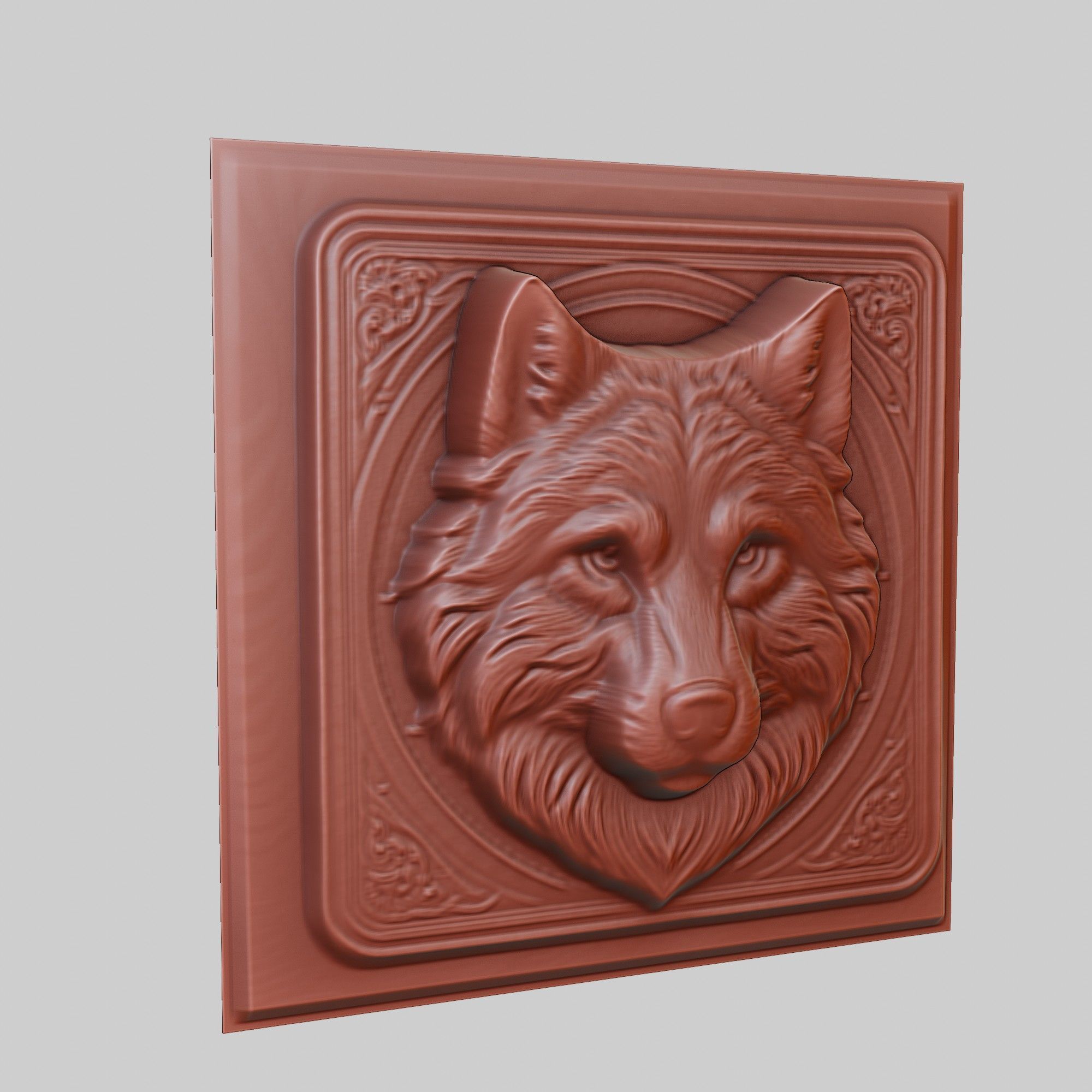 Wolf Animal 3D print model_3