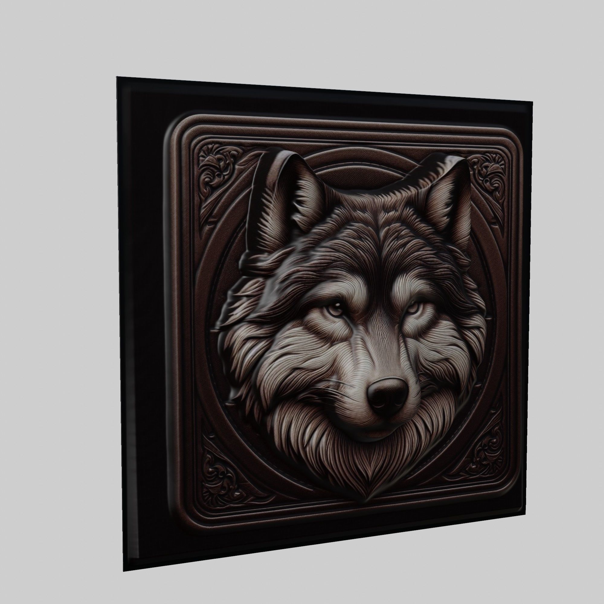 Wolf Animal 3D print model_1