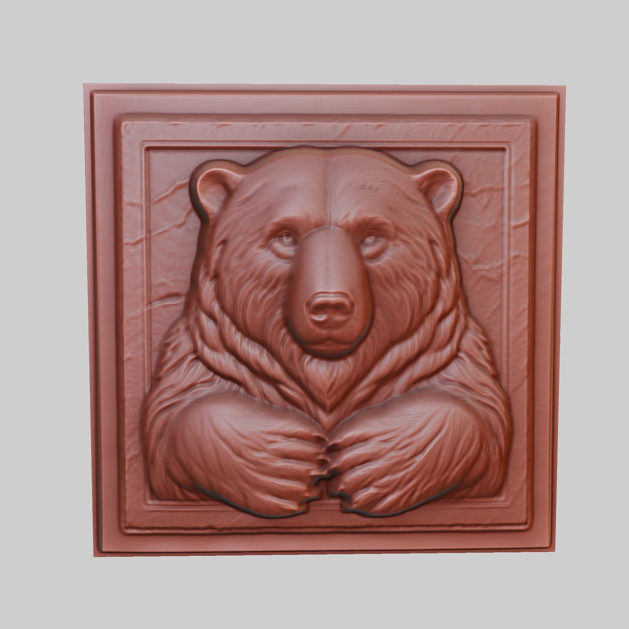 Polar Bear Animal 3D print model_2