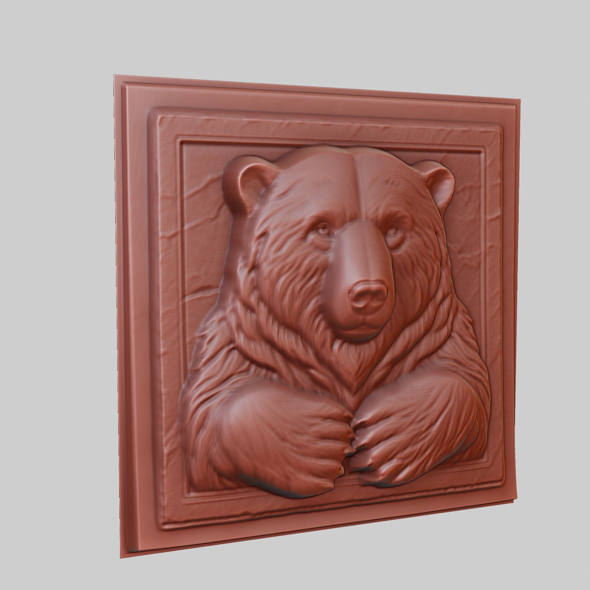 Polar Bear Animal 3D print model_3