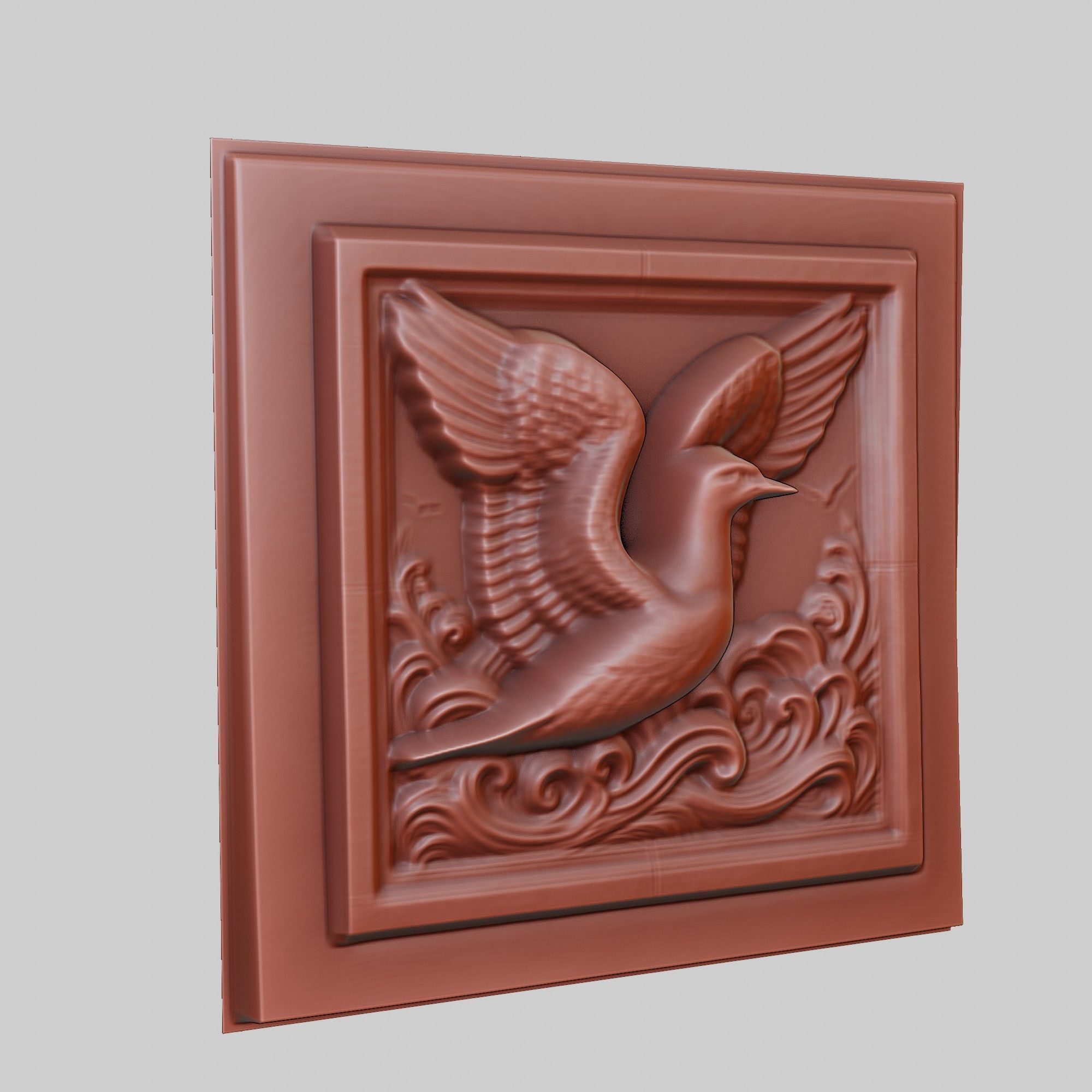 Seagull Animal 3D print model_3