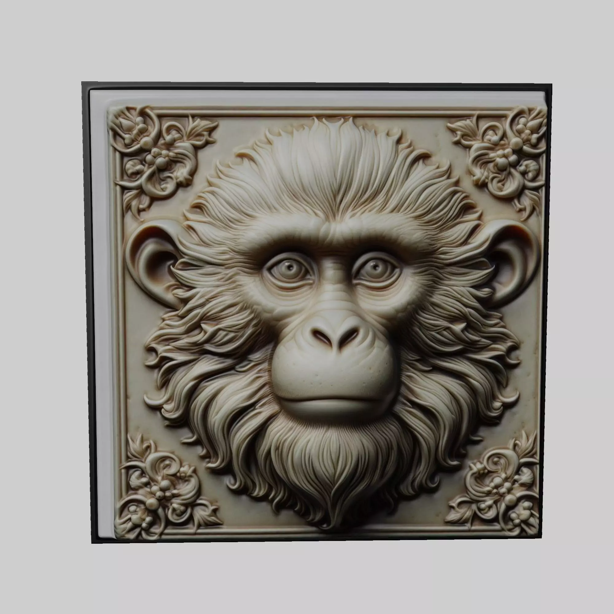 Monkey Animal 3D print model_0