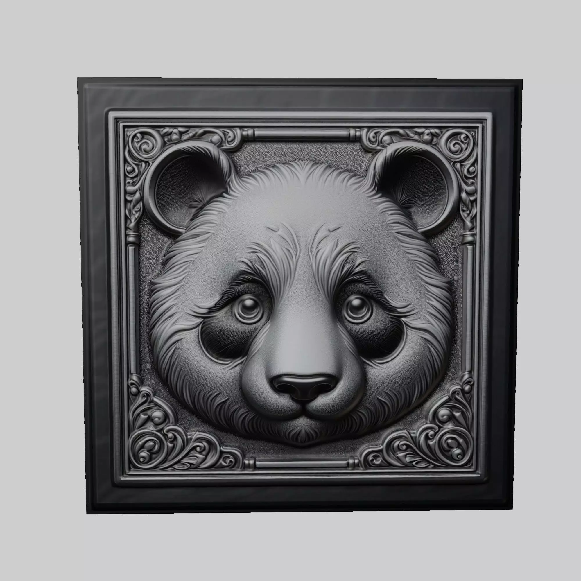 Panda Animal 3D print model_0