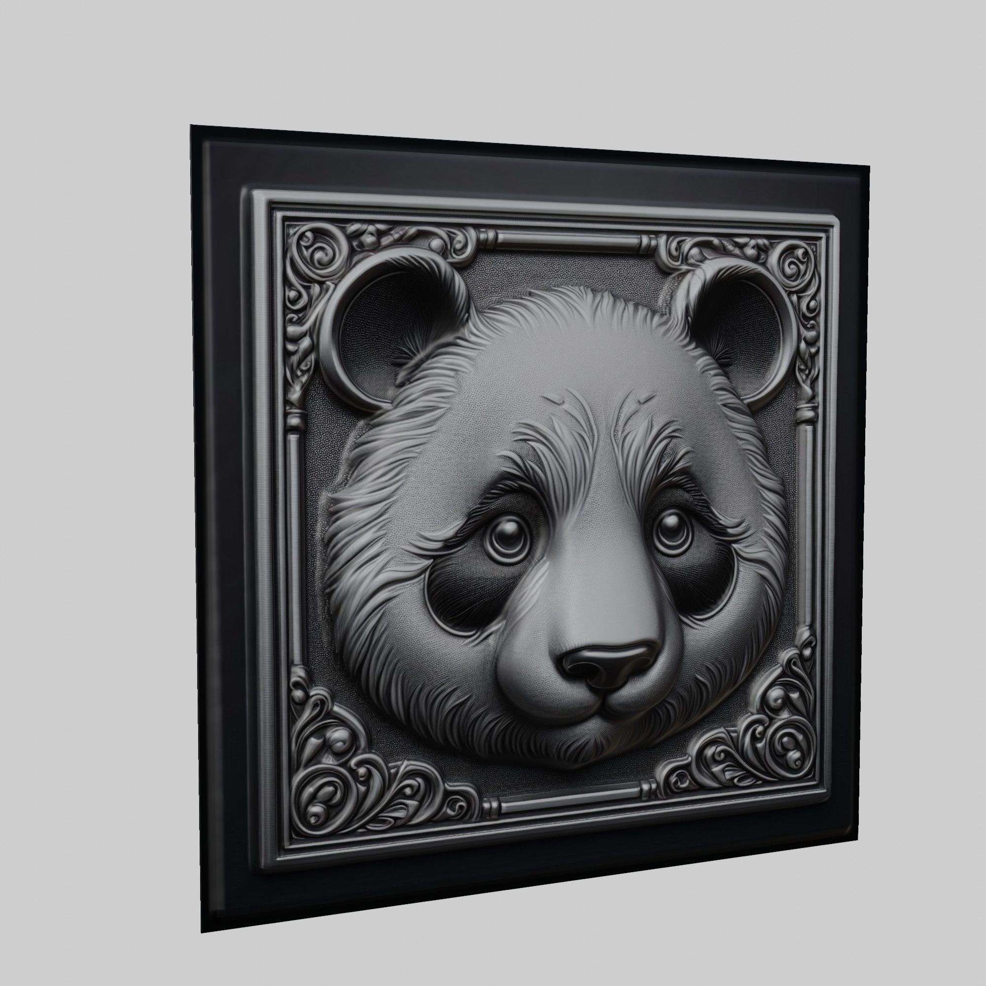 Panda Animal 3D print model_1