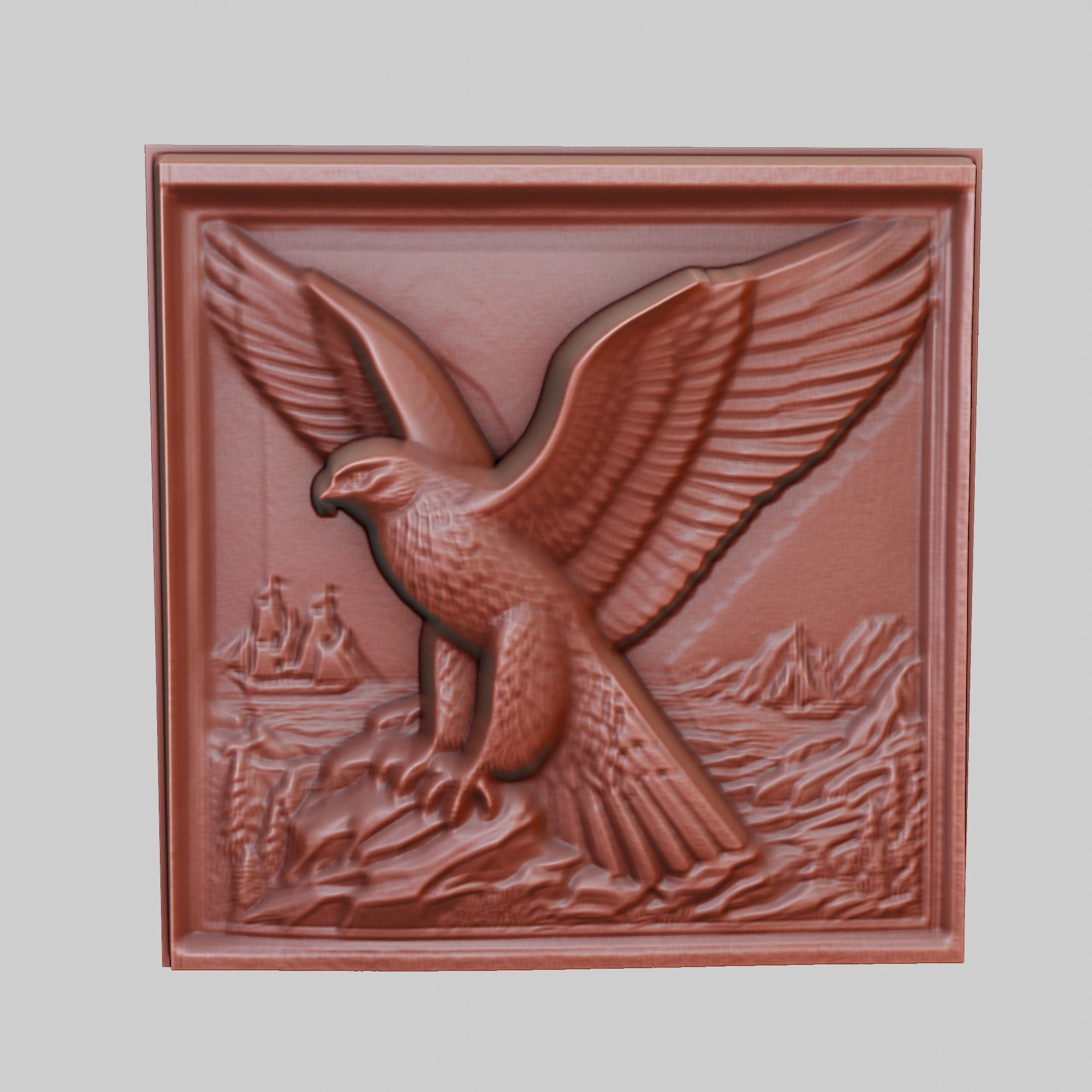 Hawk Animal 3D print model_2