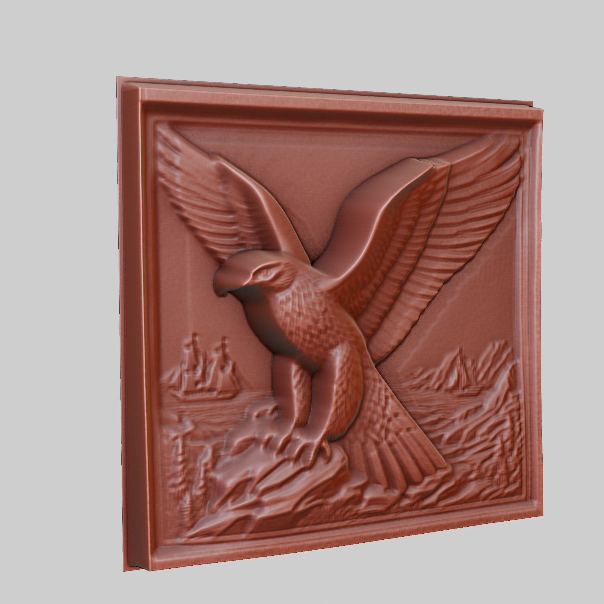 Hawk Animal 3D print model_3