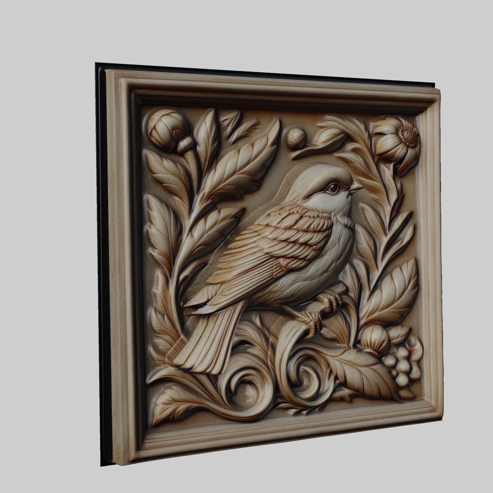 Sparrow Animal 3D print model_1