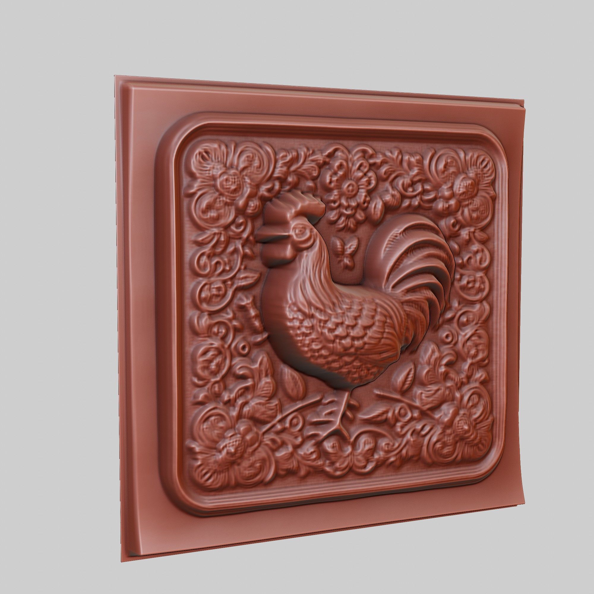 Chicken Animal 3D print model_3