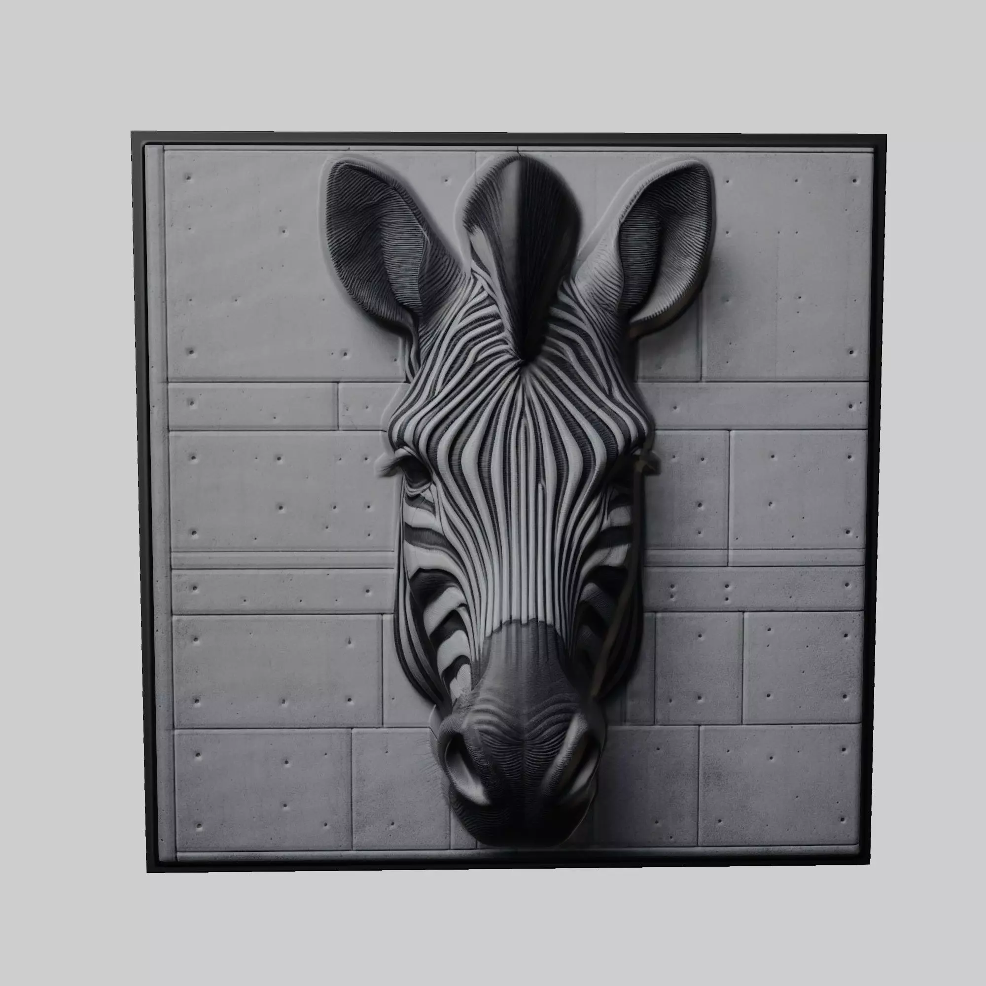Zebra Animal 3D print model_0