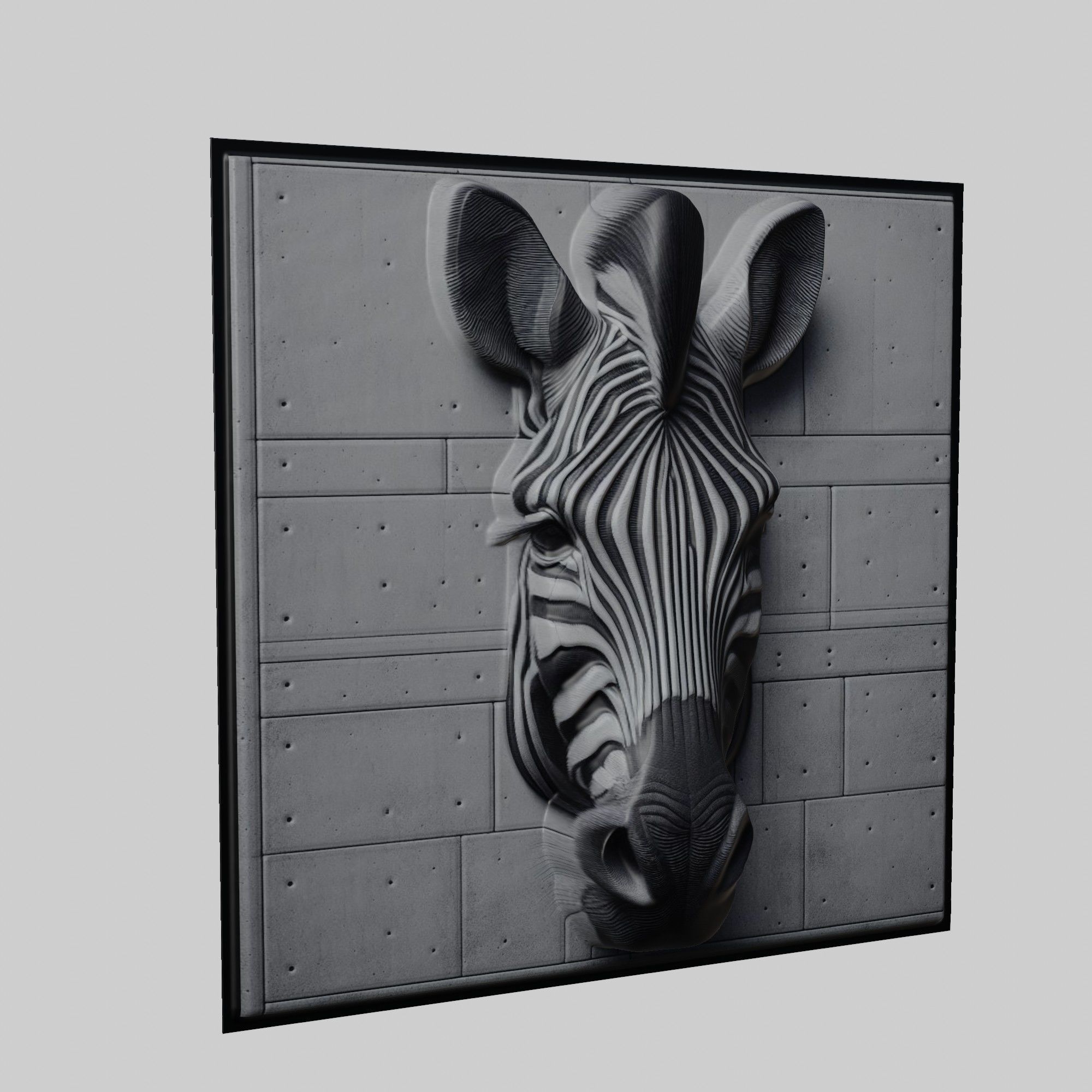 Zebra Animal 3D print model_1