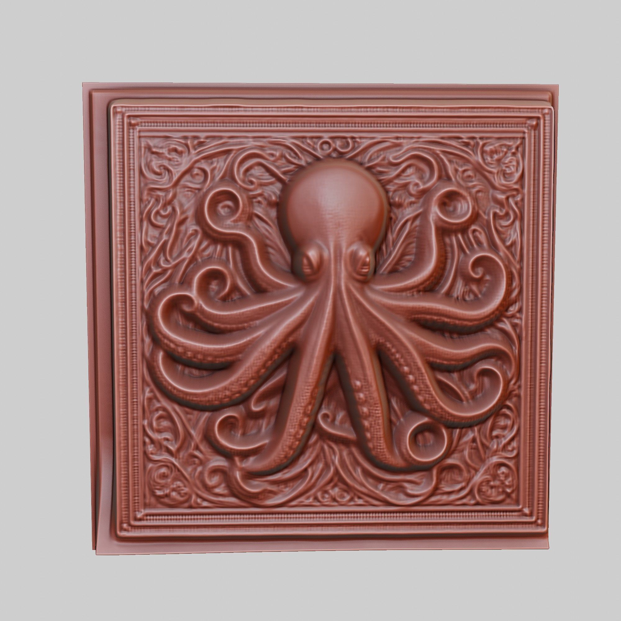 Octopus Animal 3D print model_2