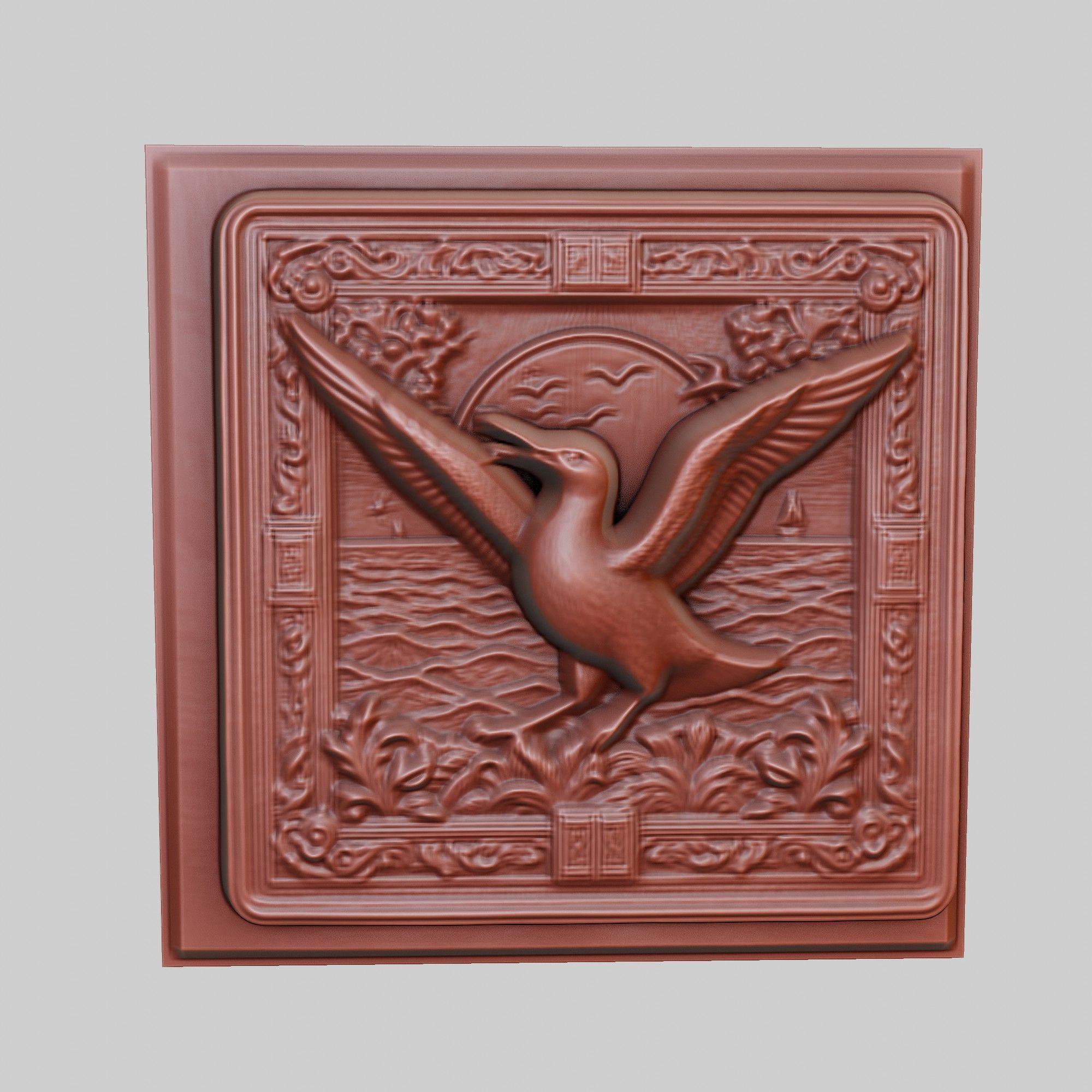 Albatross Animal 3D print model_3
