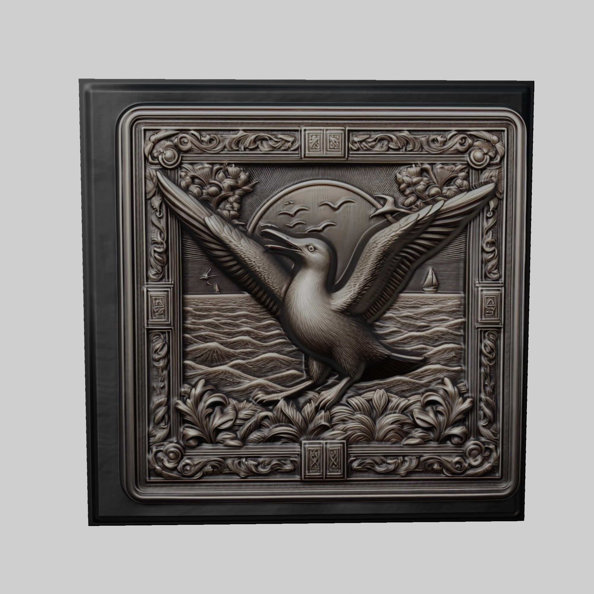 Albatross Animal 3D print model_1