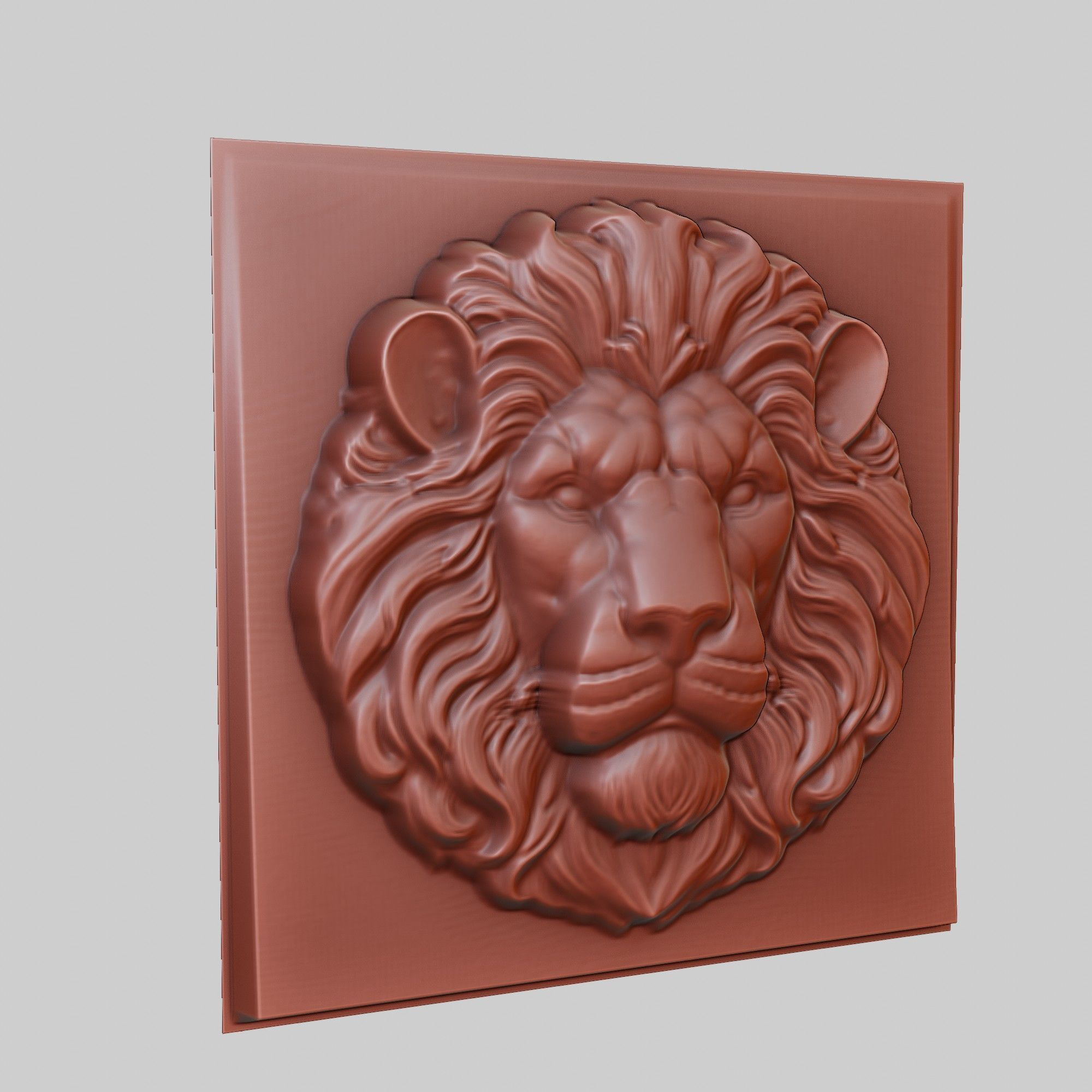 Lion Animal 3D print model_3