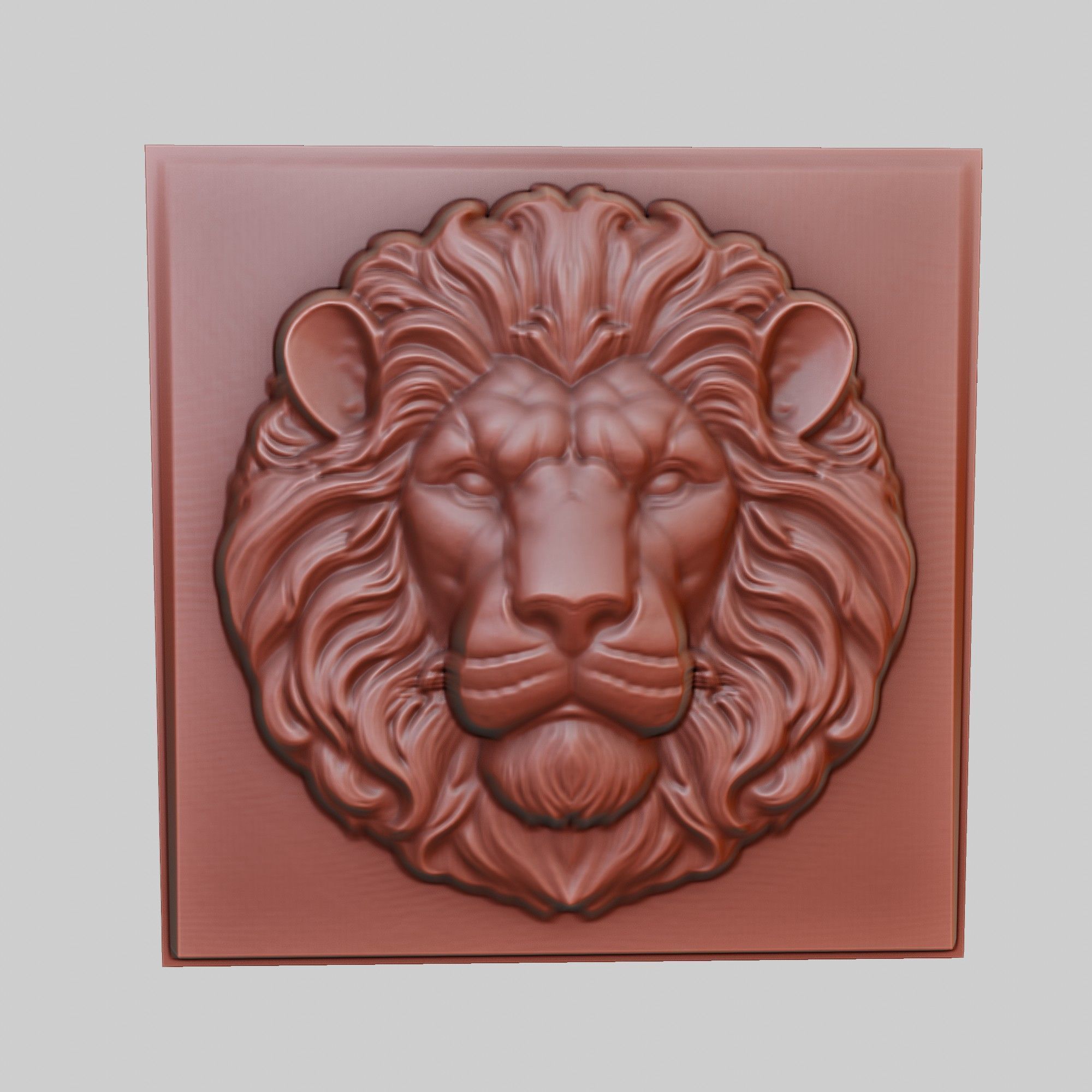 Lion Animal 3D print model_2