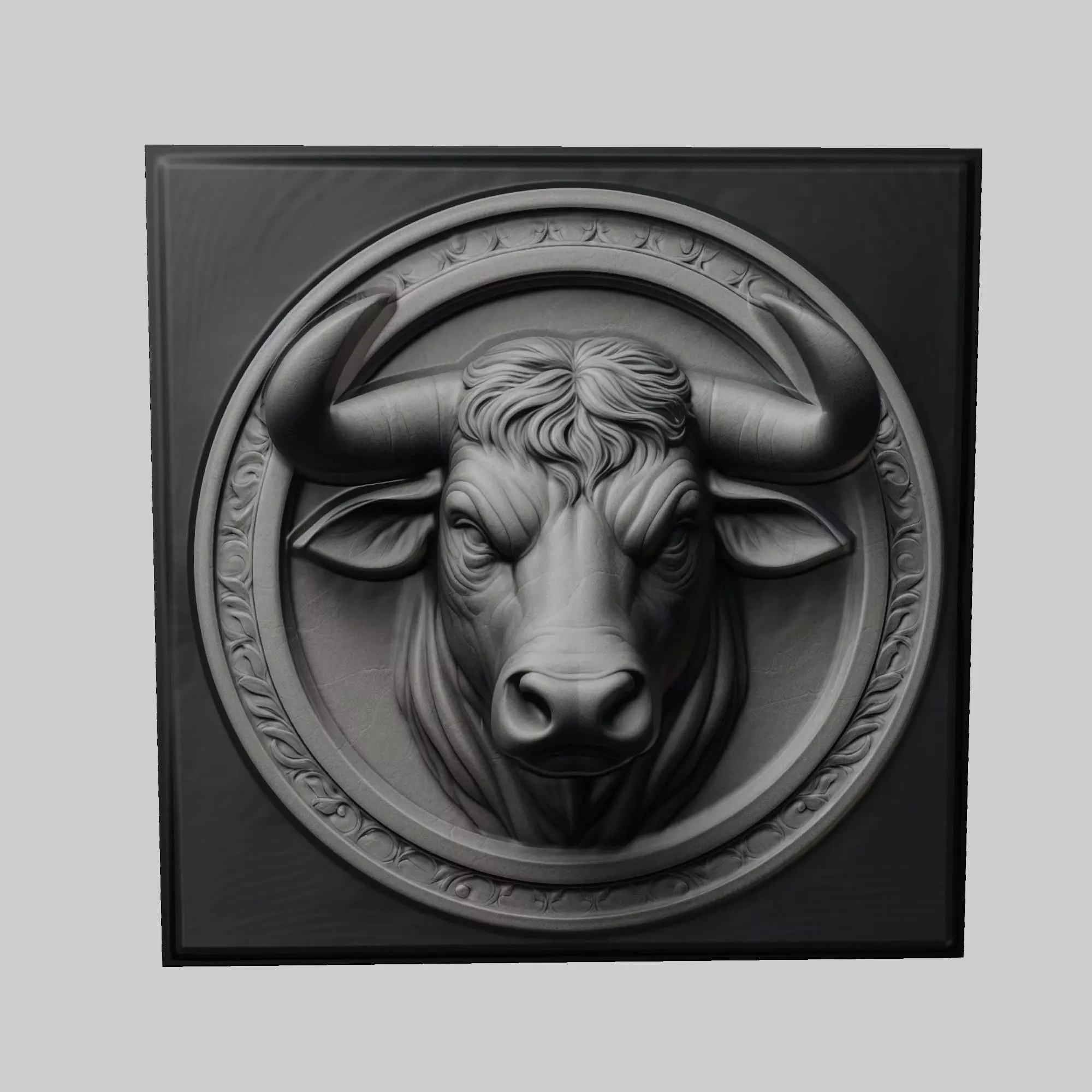 Bull Animal 3D print model_0