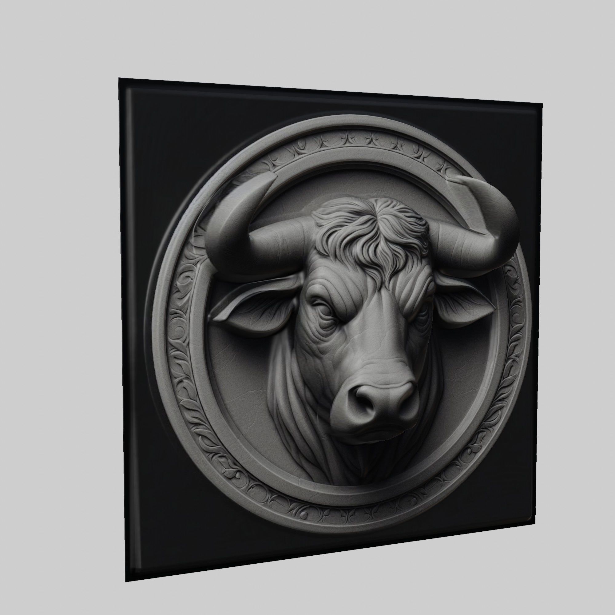 Bull Animal 3D print model_1