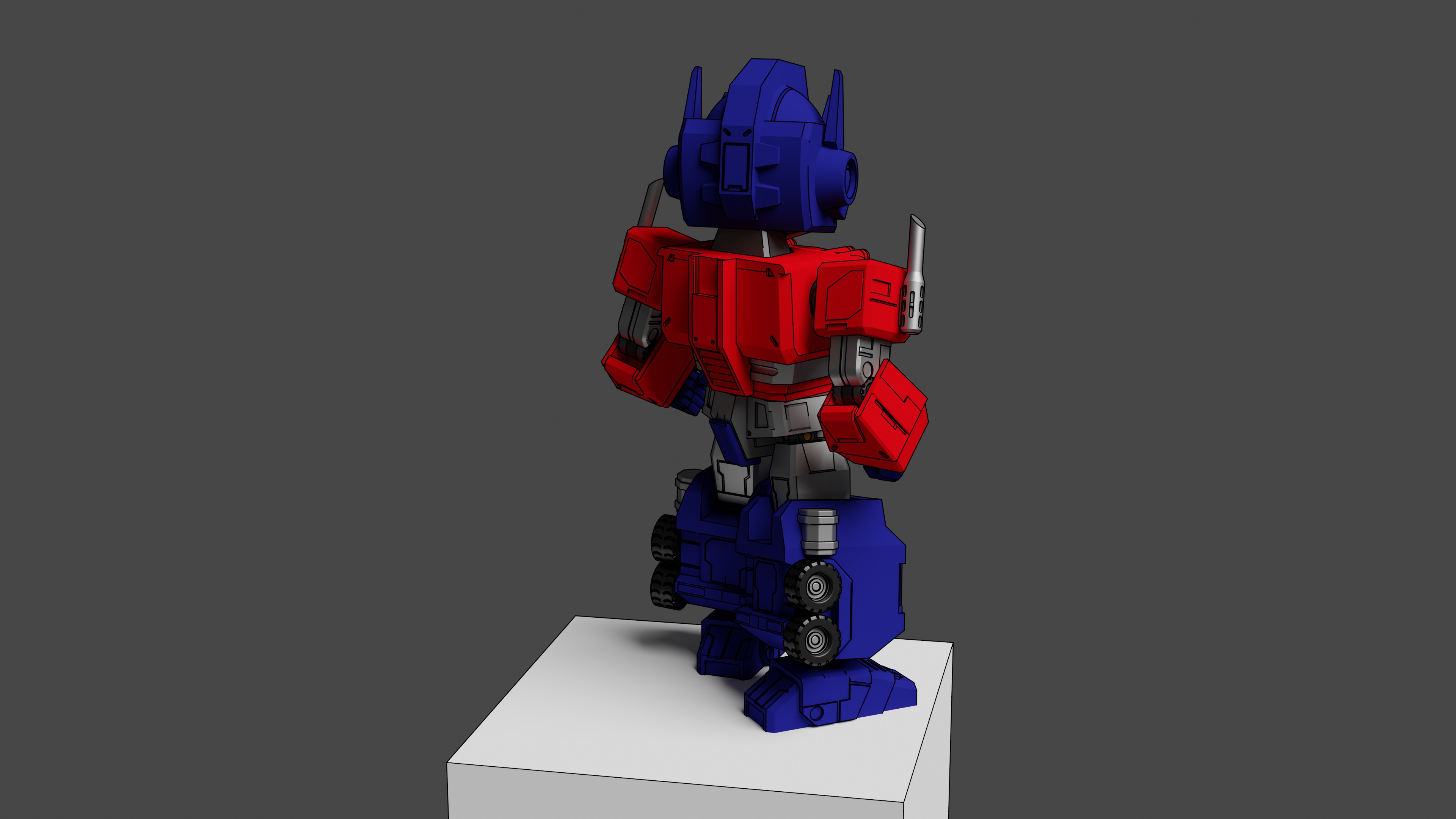 Optimus Prime SD 3D print model_4