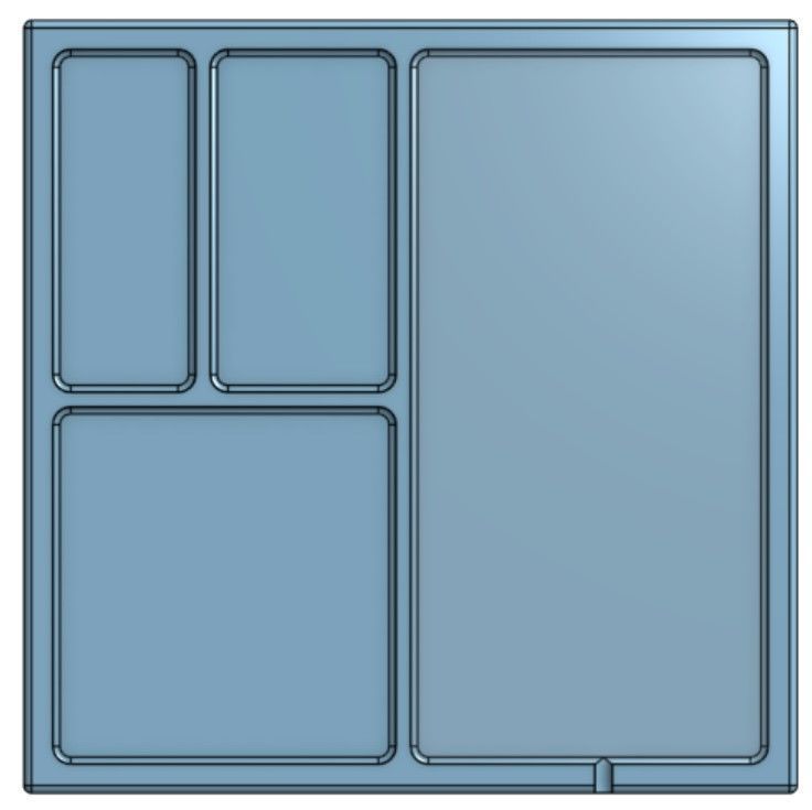 Desk Organizer with Phone Charging Slot 3D print model_1