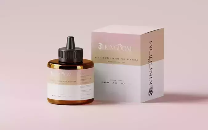 Amber Essential Oil Bottle 