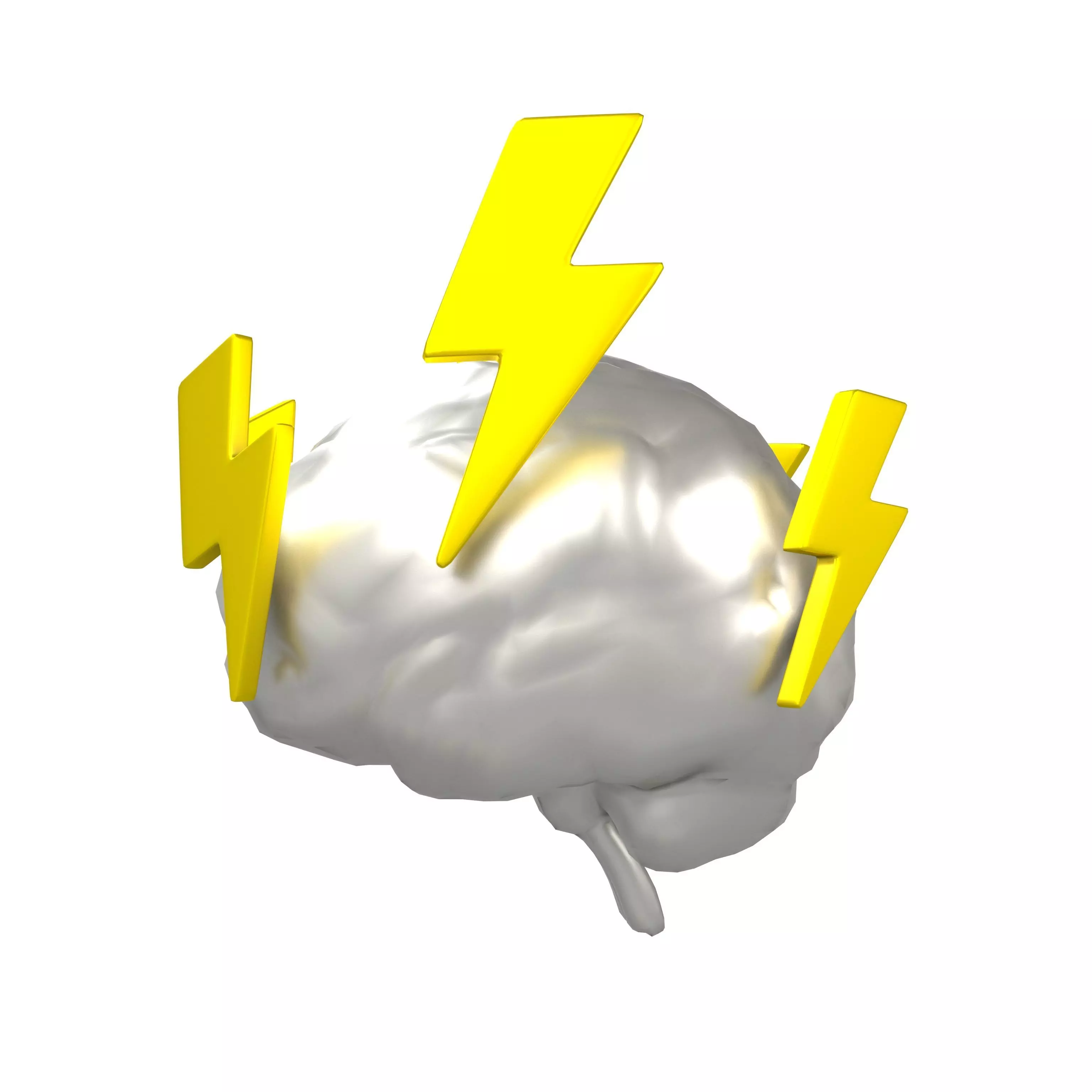 Brainstorming Icon v1 005 Low-poly 3D model_0