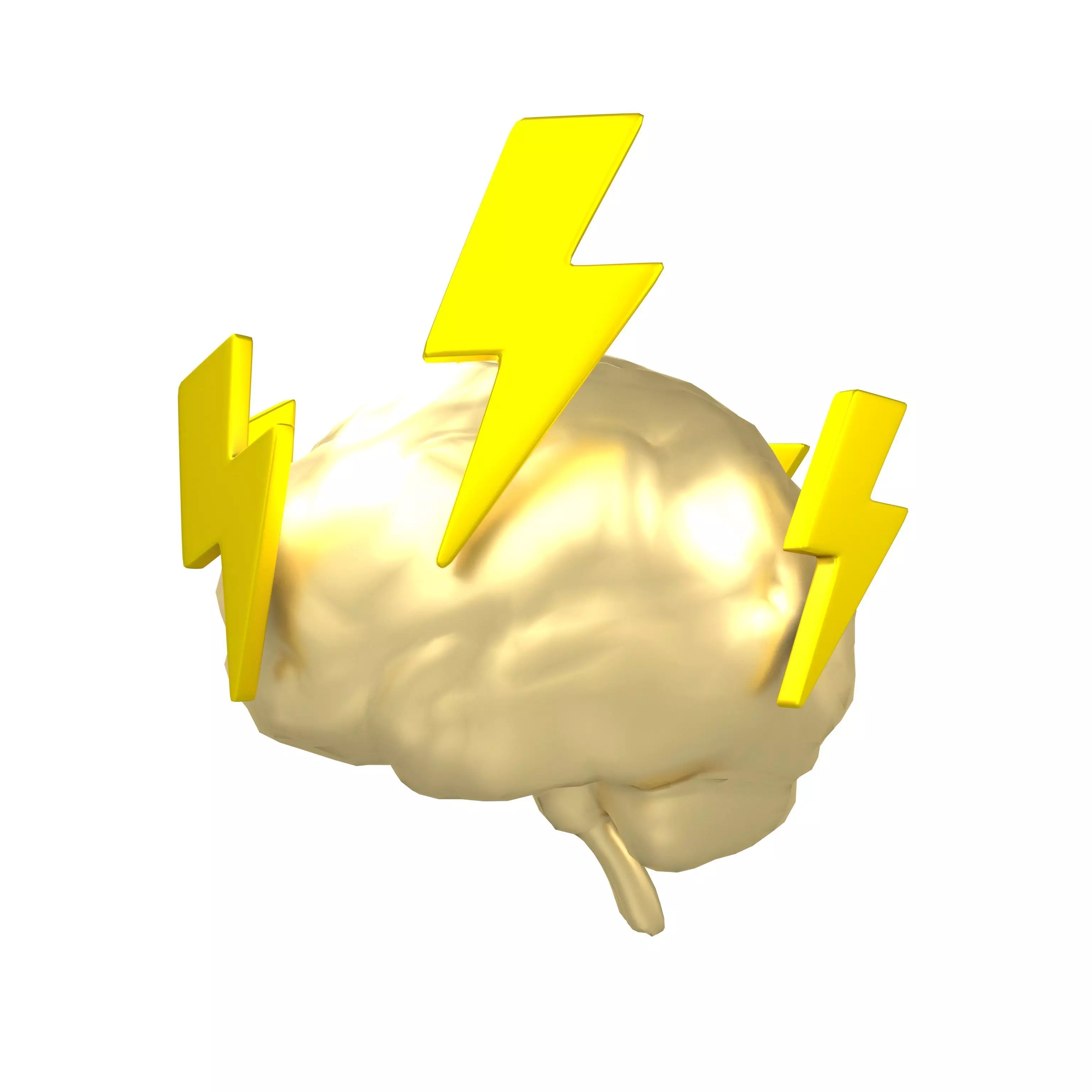 Brainstorming Icon v1 004 Low-poly 3D model_0