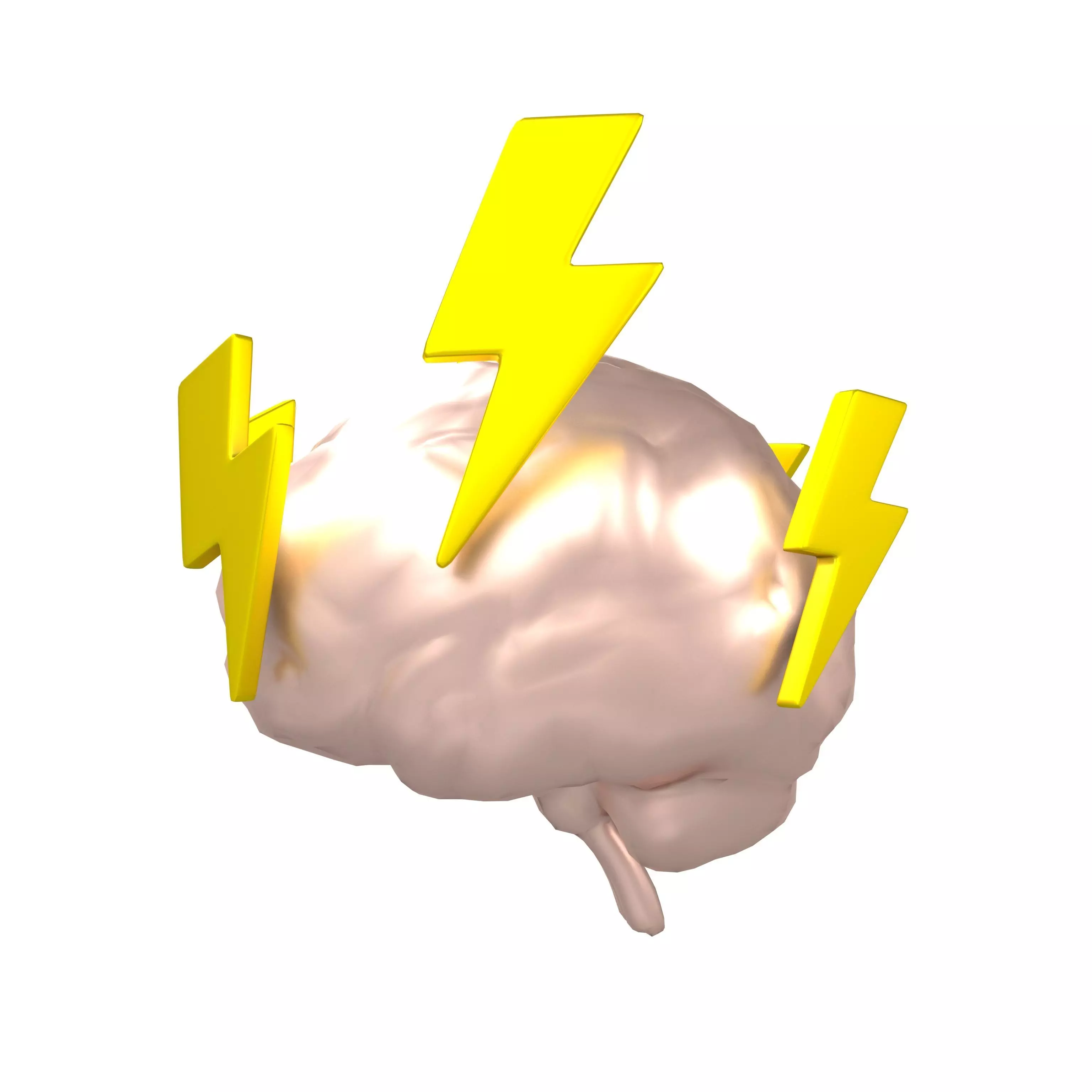 Brainstorming Icon v1 006 Low-poly 3D model_0