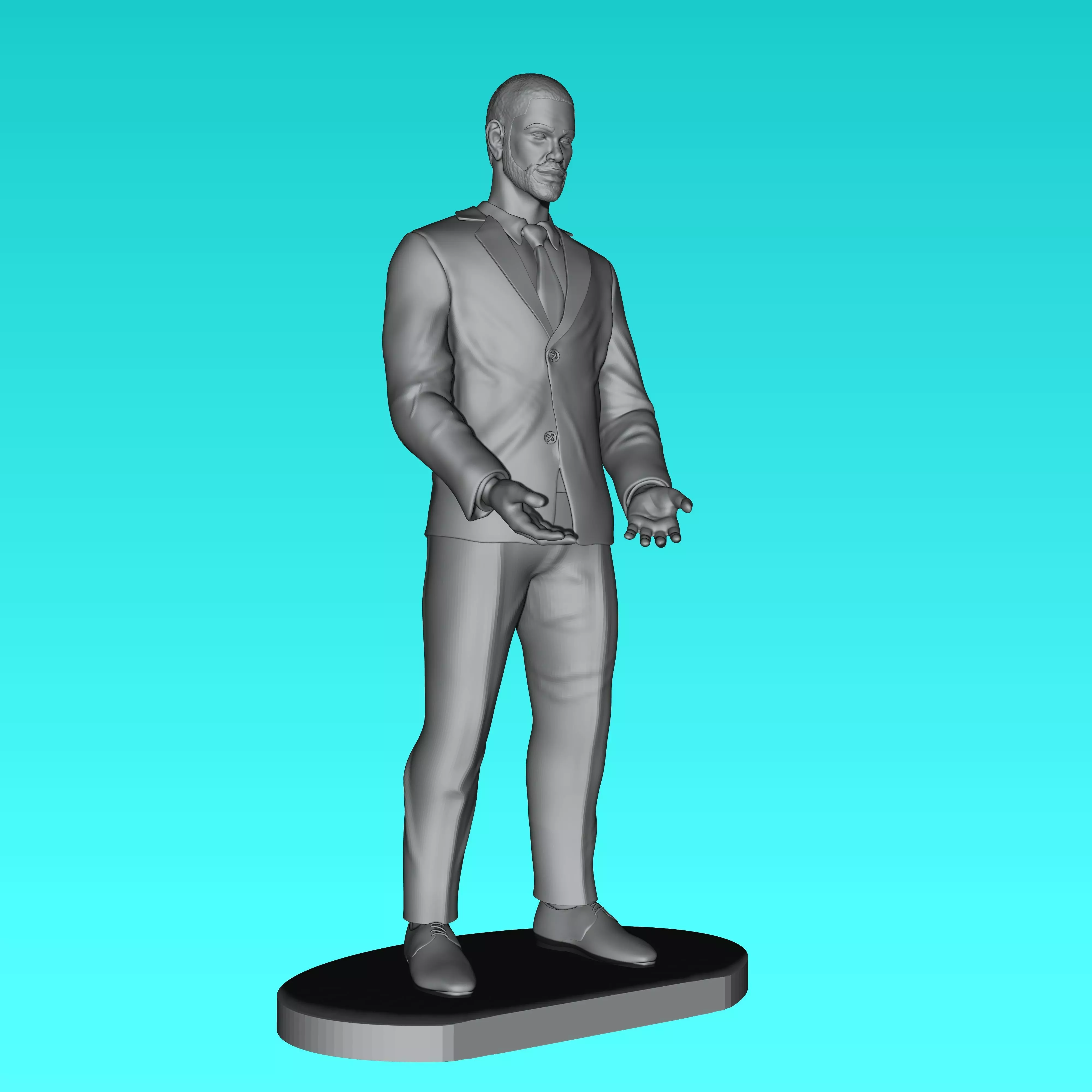 groom version 2 3D print model_0