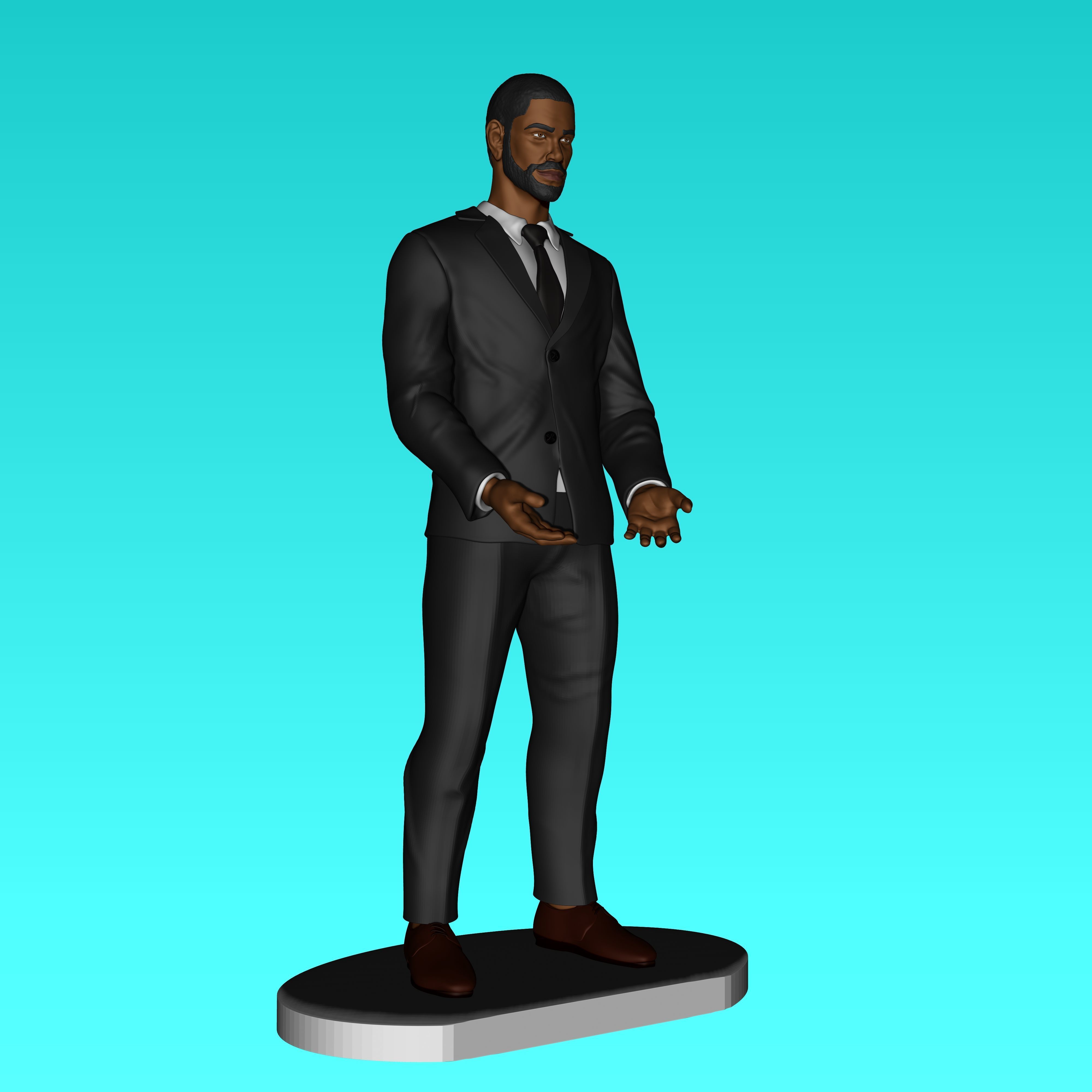 groom version 2 3D print model_1