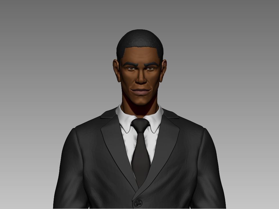 groom version 2 3D print model_3