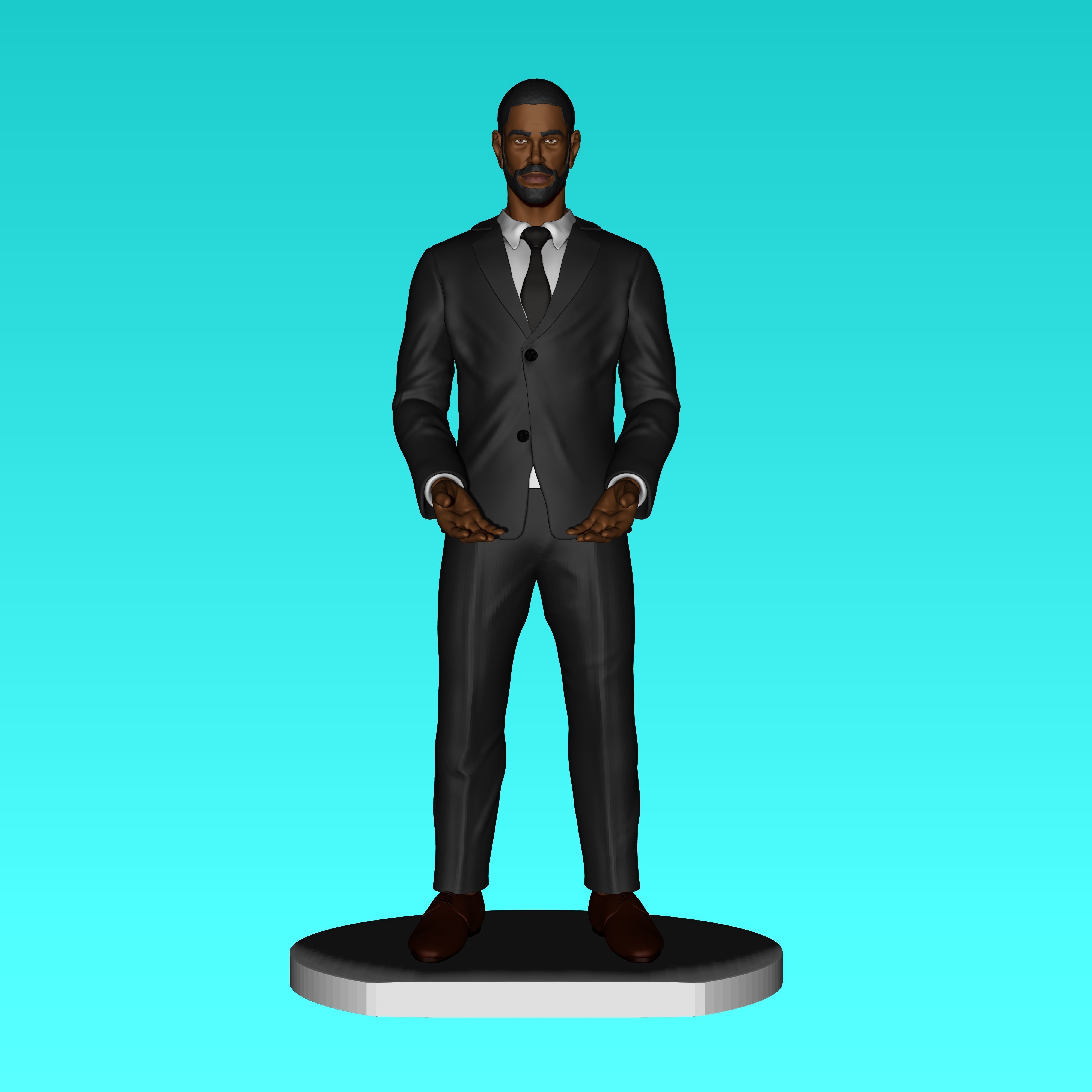 groom version 2 3D print model_2