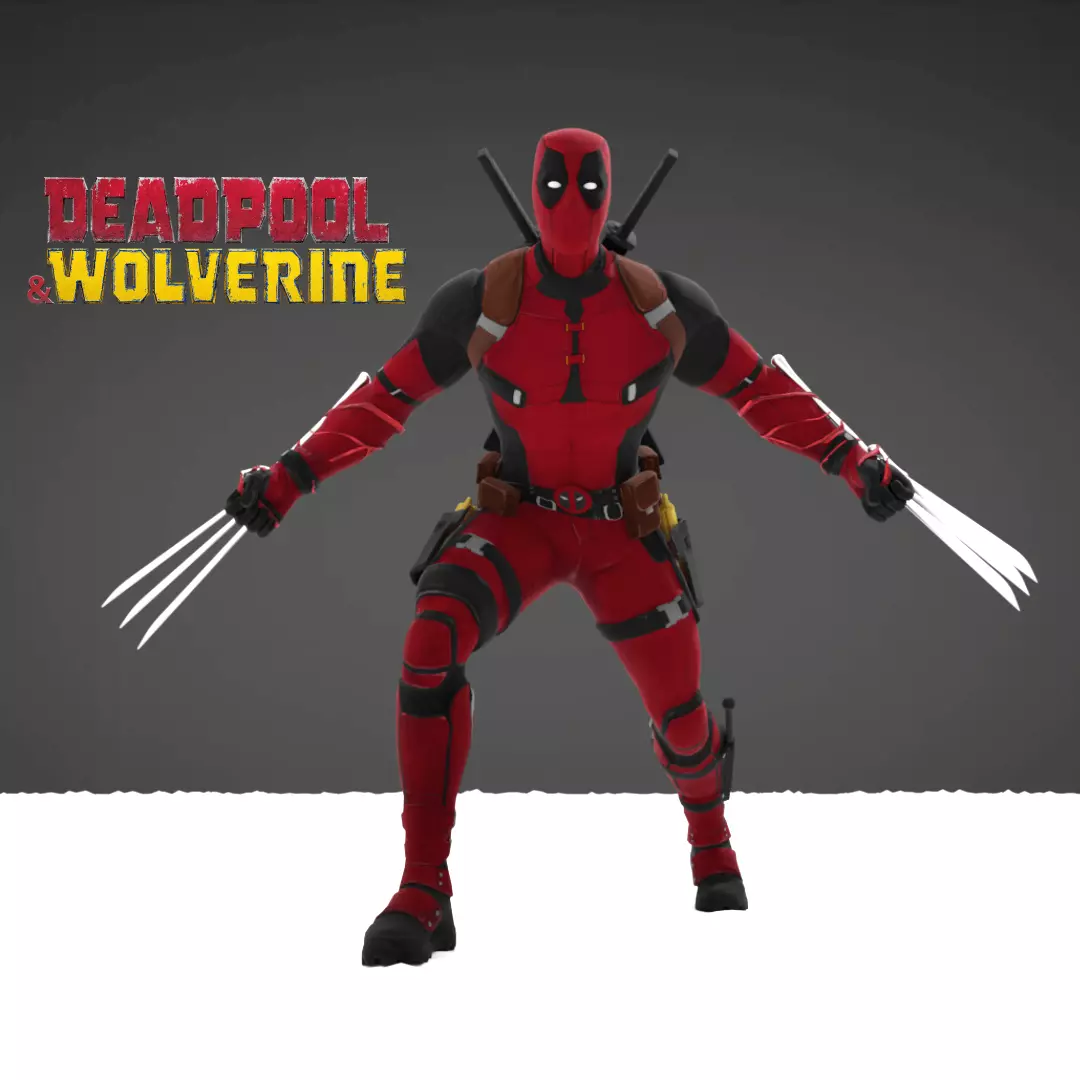 Deadpool Character from Deadpool and Wolverine 3D model