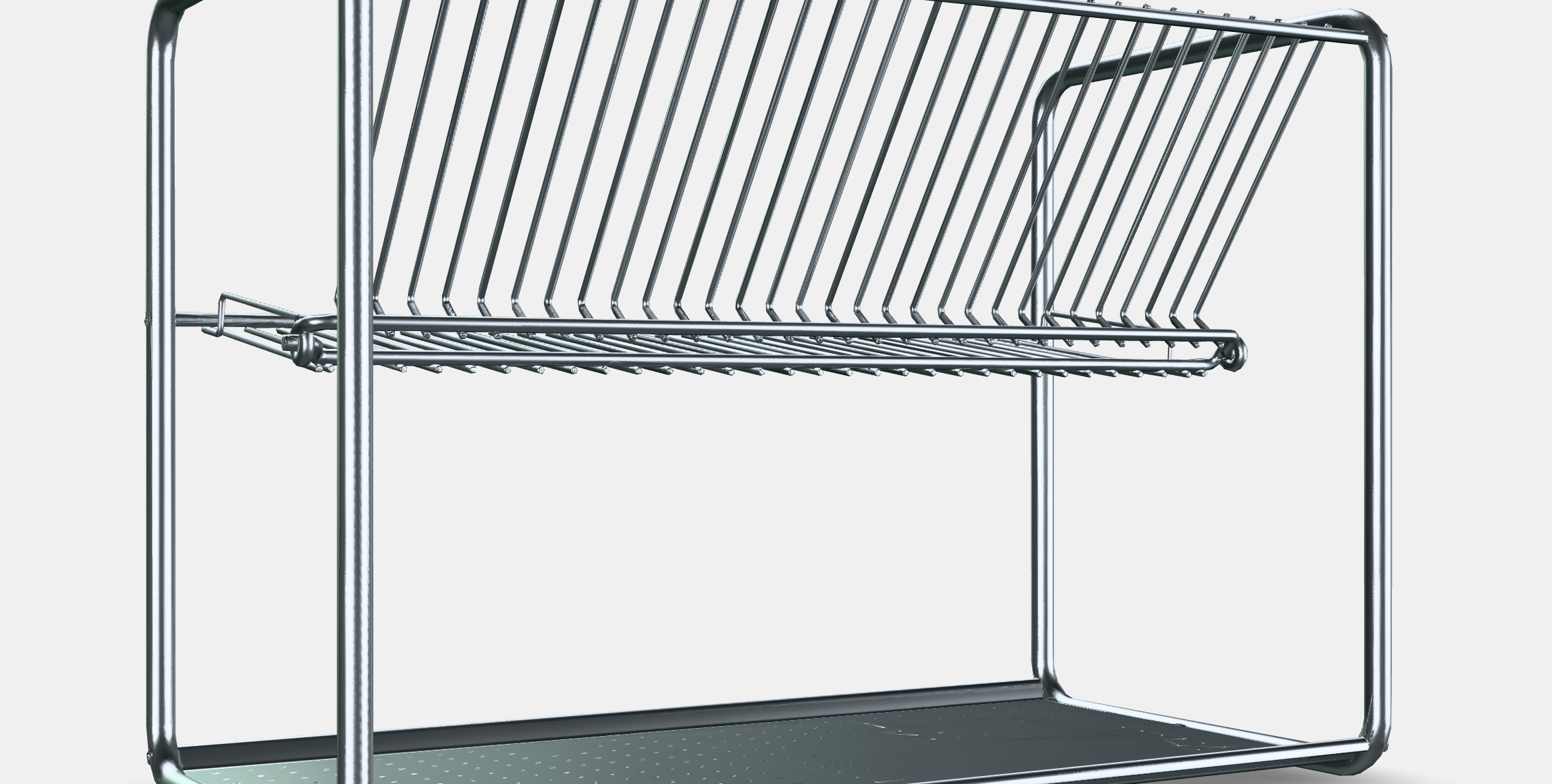 ORDNING Dish drainer Low-poly 3D model_3