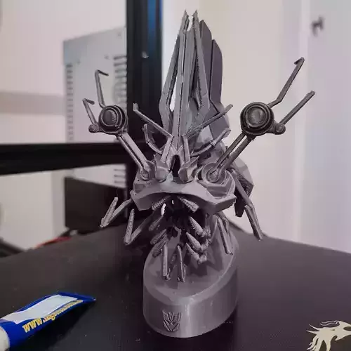 Transformers 2007 movie decepticon Frenzy bust 3D printing file 3D print model