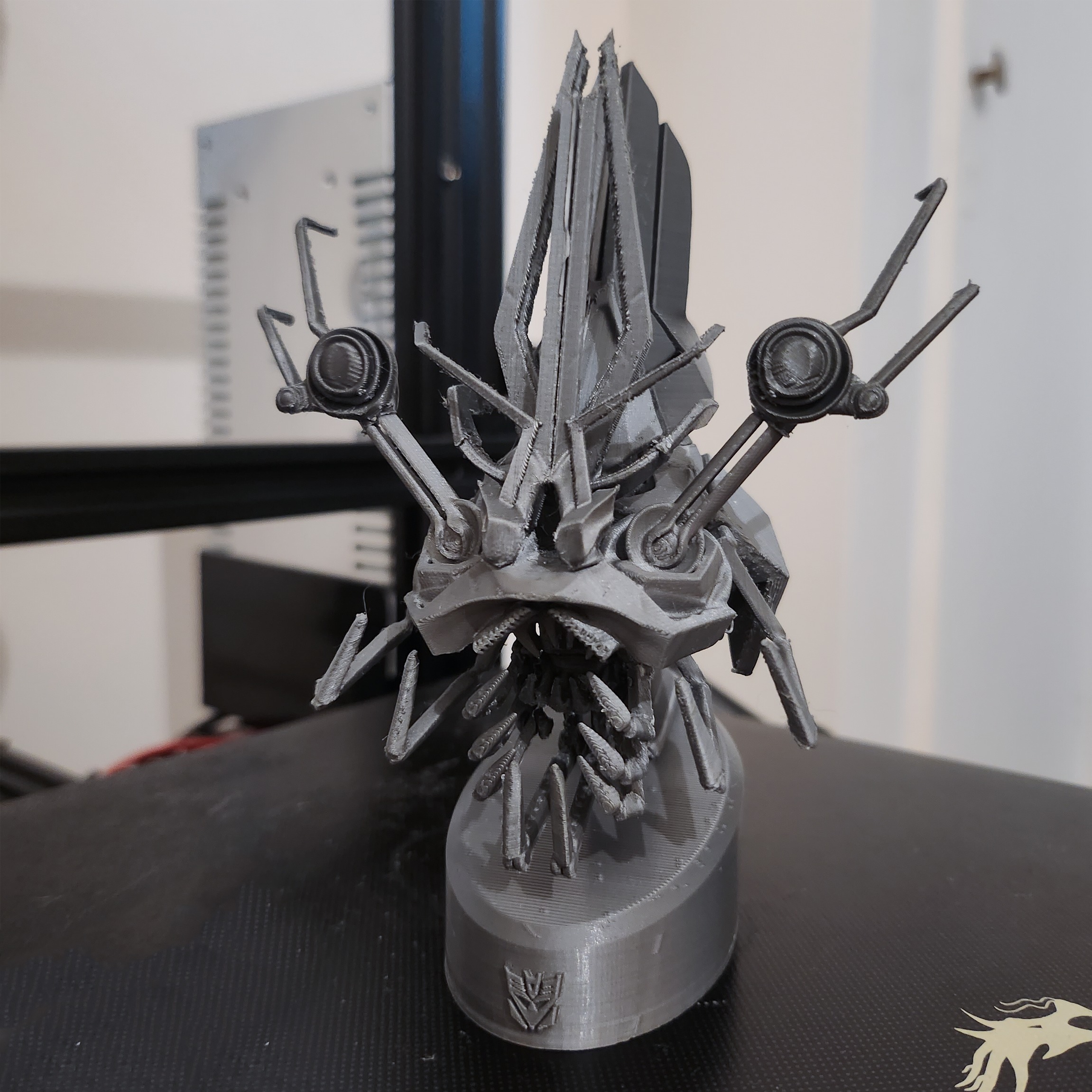 Transformers 2007 movie decepticon Frenzy bust 3D printing file 3D print model_4