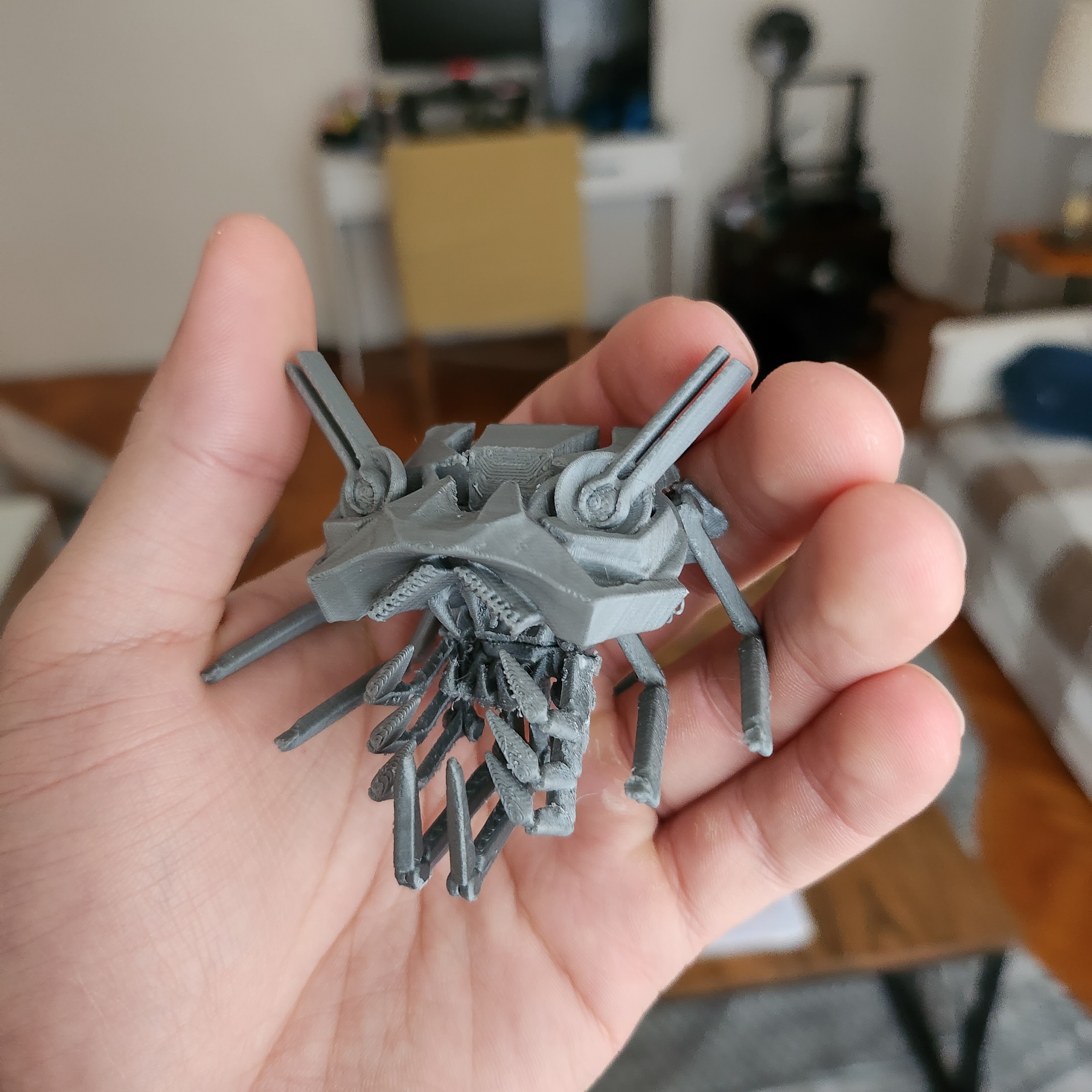 Transformers 2007 movie decepticon Frenzy bust 3D printing file 3D print model_8