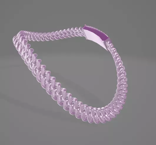 cuban chain Free 3D model