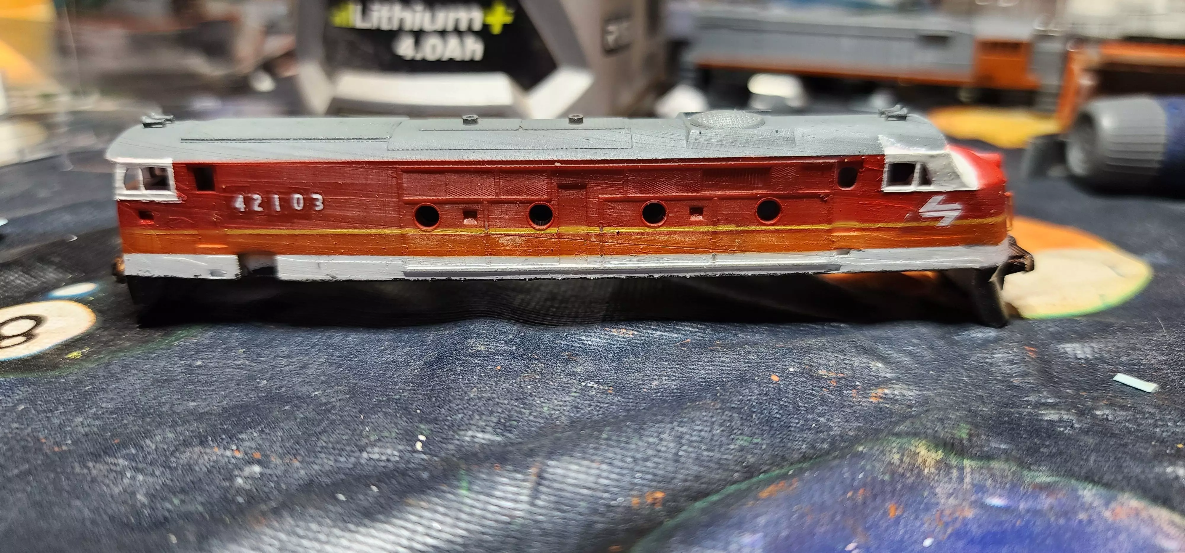 NSWGR 421 Class N Scale Locomotive 3D print model_0