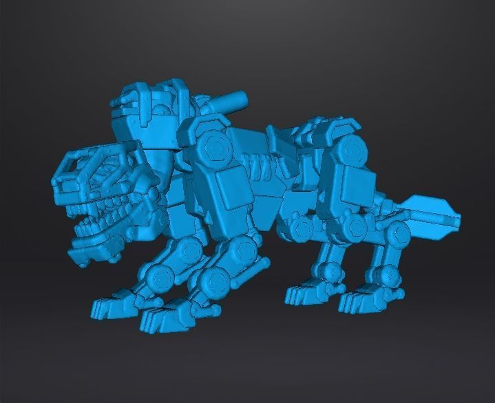 PANZERHUND 1946 PROTOTYPE MINIATURE MODEL FIGURE SCIFI GAMES RPG 3D print model_10