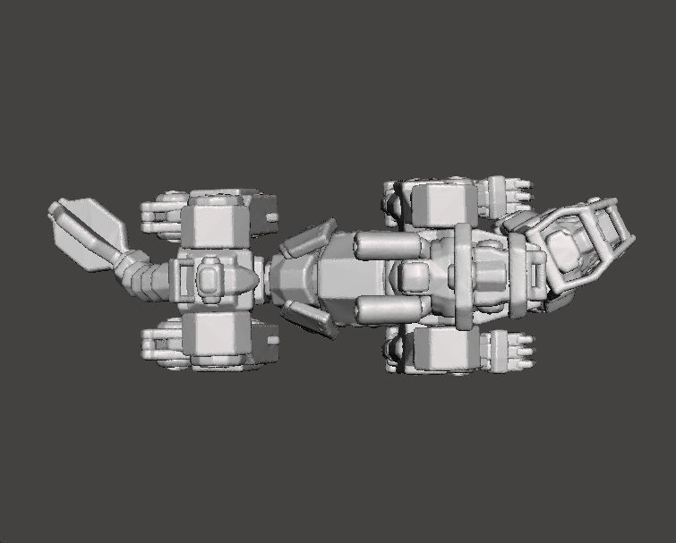 PANZERHUND 1946 PROTOTYPE MINIATURE MODEL FIGURE SCIFI GAMES RPG 3D print model_7