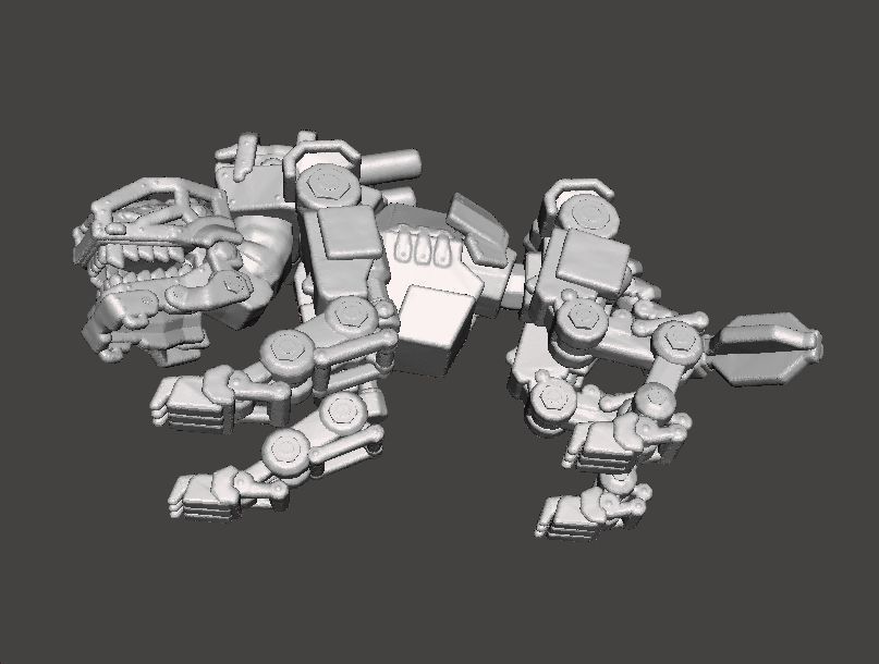 PANZERHUND 1946 PROTOTYPE MINIATURE MODEL FIGURE SCIFI GAMES RPG 3D print model_6