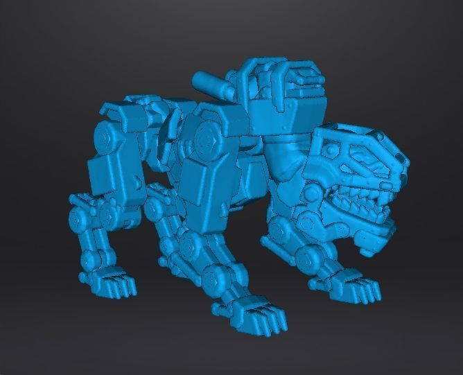 PANZERHUND 1946 PROTOTYPE MINIATURE MODEL FIGURE SCIFI GAMES RPG 3D print model_11