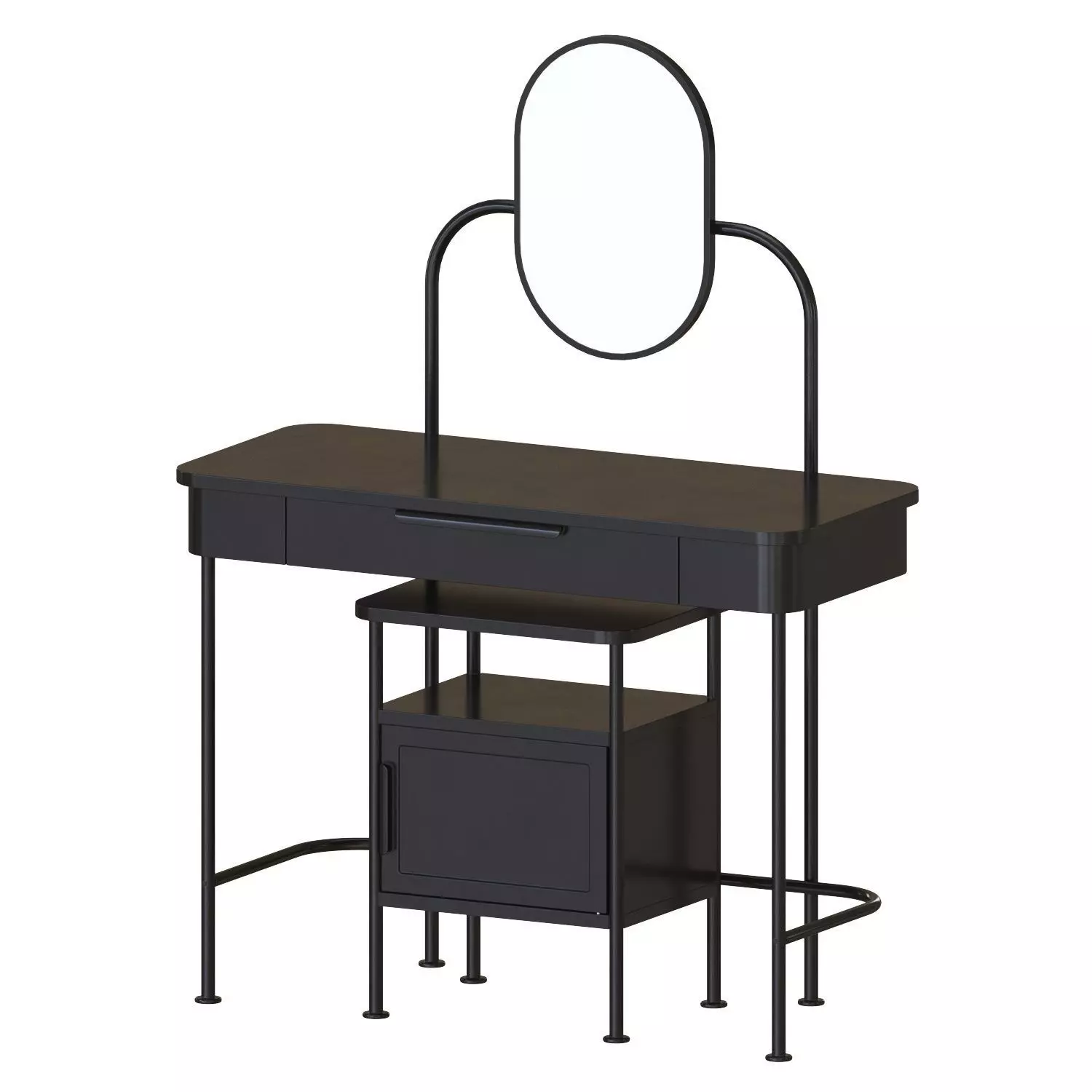 GRAFJALLET Dressing Table and bedside table 3D model_0