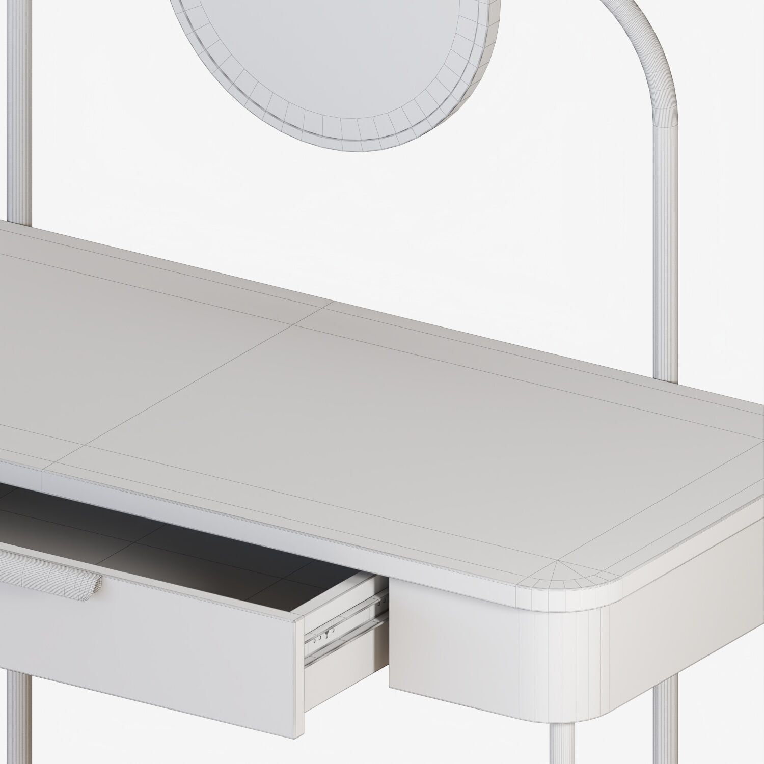 GRAFJALLET Dressing Table and bedside table 3D model_7