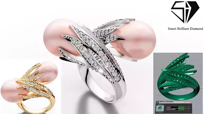 Royal Pearl Elegance Royal Pearl Elegance Womens Ring pr0001