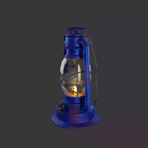 Village vintage  Fire Lamp