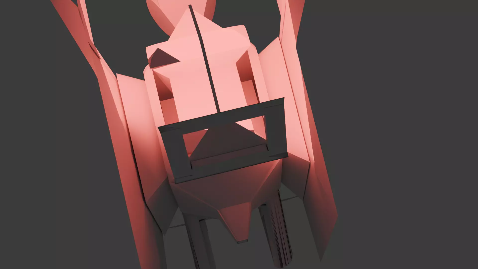 Lowpoly Spaceship Free low-poly 3D model