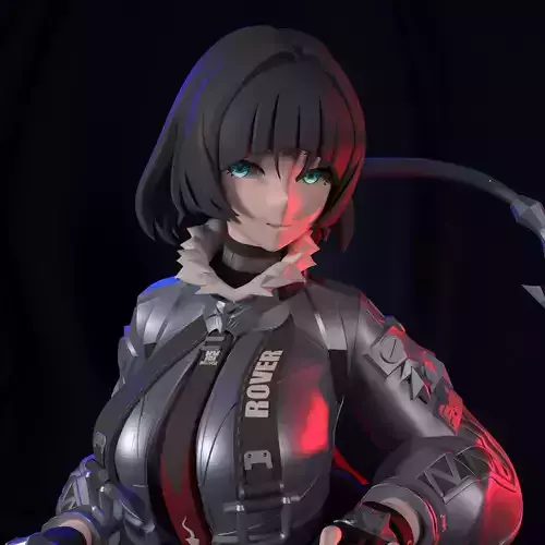 Jane Doe from Zenless Zone Zero  3D print model